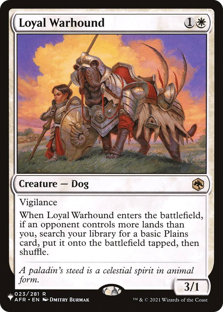 Loyal Warhound [The List] MTG Single Magic: The Gathering  | Multizone: Comics And Games