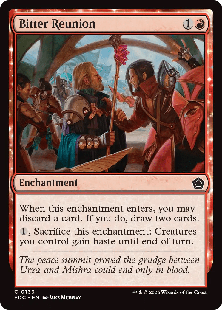 Bitter Reunion [Foundations Commander] MTG Single Magic: The Gathering  | Multizone: Comics And Games