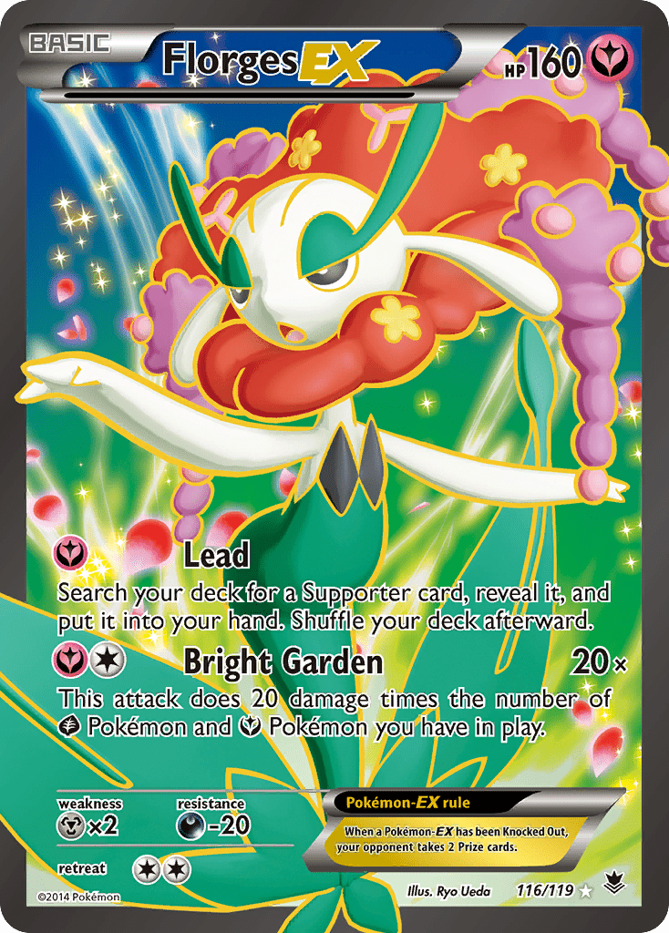 Florges EX (116/119) [XY: Phantom Forces] Pokemon Single Pokémon  | Multizone: Comics And Games