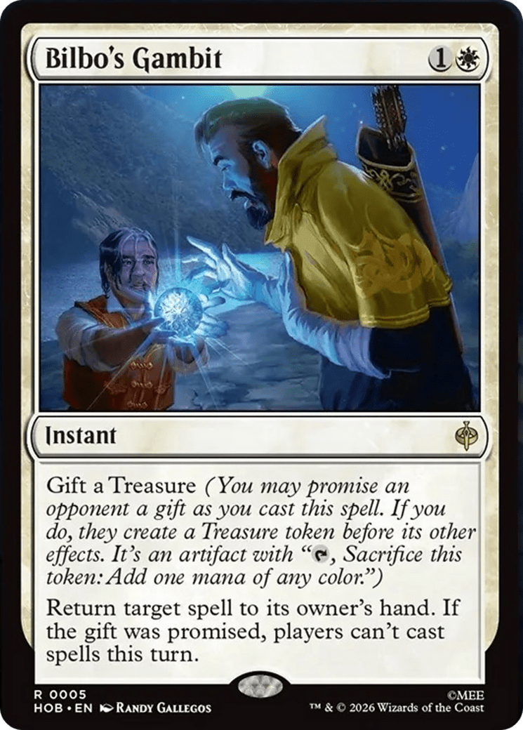 Bilbo's Gambit (Extended Art) [The Hobbit] MTG Single Magic: The Gathering  | Multizone: Comics And Games