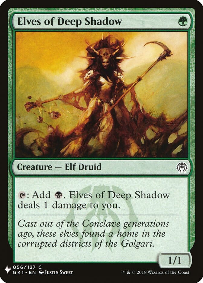 Elves of Deep Shadow [Mystery Booster] MTG Single Magic: The Gathering  | Multizone: Comics And Games