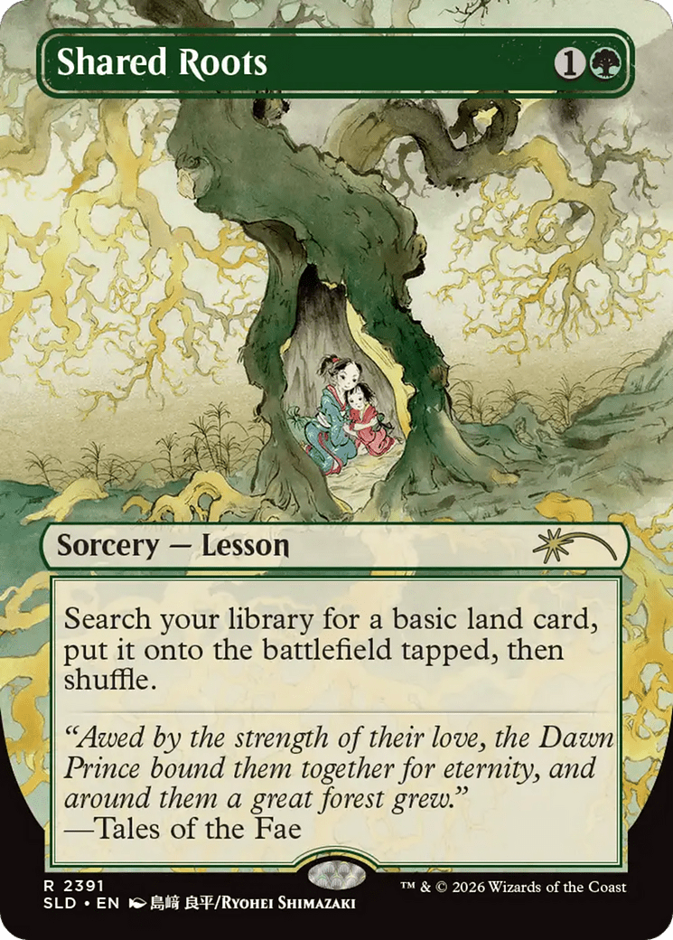 Shared Roots [Secret Lair Drop Series] MTG Single Magic: The Gathering  | Multizone: Comics And Games