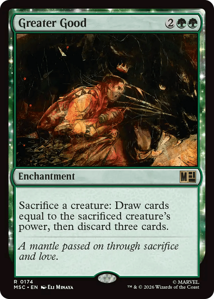 Greater Good [Marvel Super Heroes Commander] MTG Single Magic: The Gathering  | Multizone: Comics And Games