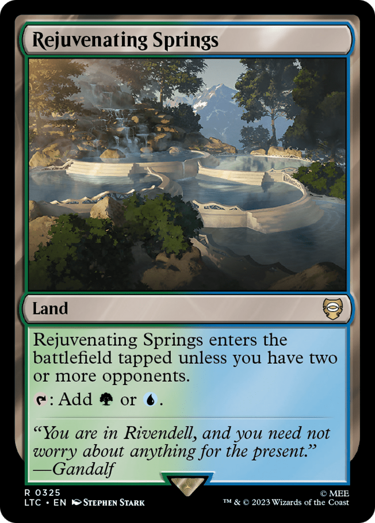 Rejuvenating Springs [The Lord of the Rings: Tales of Middle-Earth Commander] MTG Single Magic: The Gathering  | Multizone: Comics And Games