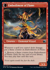 Flame Channeler // Embodiment of Flame [Innistrad: Midnight Hunt] MTG Single Magic: The Gathering  | Multizone: Comics And Games