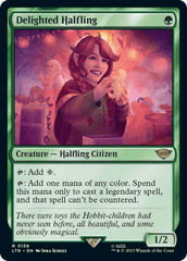 Delighted Halfling [The Lord of the Rings: Tales of Middle-Earth] MTG Single Magic: The Gathering  | Multizone: Comics And Games