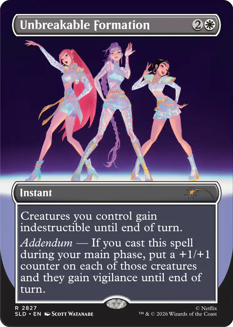 Unbreakable Formation (2827) [Secret Lair Drop Series] MTG Single Magic: The Gathering  | Multizone: Comics And Games