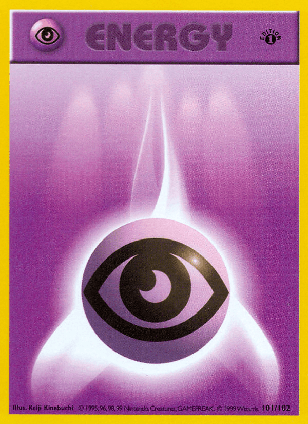 Psychic Energy (101/102) (Shadowless) [Base Set 1st Edition] Pokemon Single Pokémon  | Multizone: Comics And Games