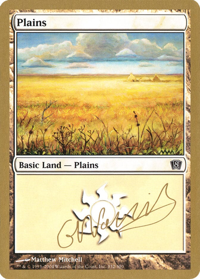 Plains (gn332) (Gabriel Nassif) [World Championship Decks 2004] MTG Single Magic: The Gathering  | Multizone: Comics And Games