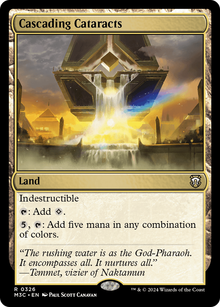 Cascading Cataracts (Ripple Foil) [Modern Horizons 3 Commander] MTG Single Magic: The Gathering  | Multizone: Comics And Games