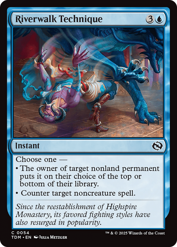 Riverwalk Technique [Tarkir: Dragonstorm] MTG Single Magic: The Gathering  | Multizone: Comics And Games