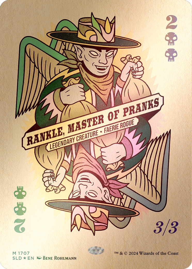 Rankle, Master of Pranks (Rainbow Foil) [Secret Lair Drop Series] MTG Single Magic: The Gathering  | Multizone: Comics And Games