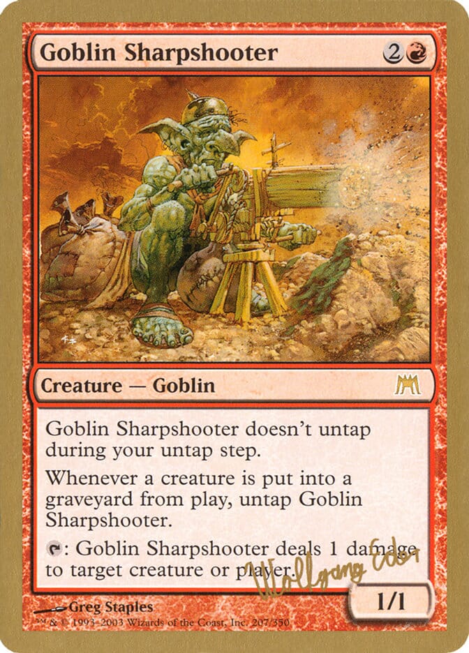 Goblin Sharpshooter (Wolfgang Eder) [World Championship Decks 2003] MTG Single Magic: The Gathering  | Multizone: Comics And Games