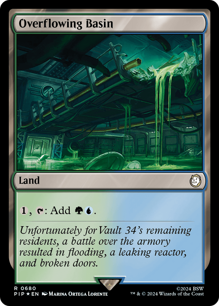 Overflowing Basin (Surge Foil) [Fallout] MTG Single Magic: The Gathering  | Multizone: Comics And Games