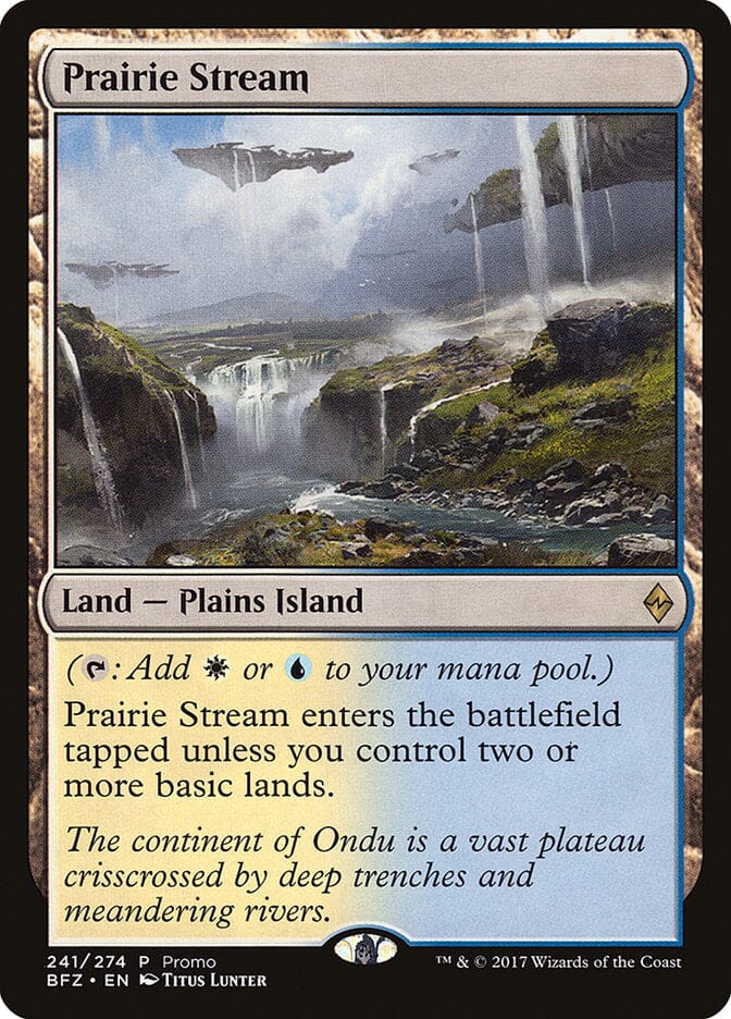 Prairie Stream (Promo) [Standard Showdown Promos] MTG Single Magic: The Gathering  | Multizone: Comics And Games