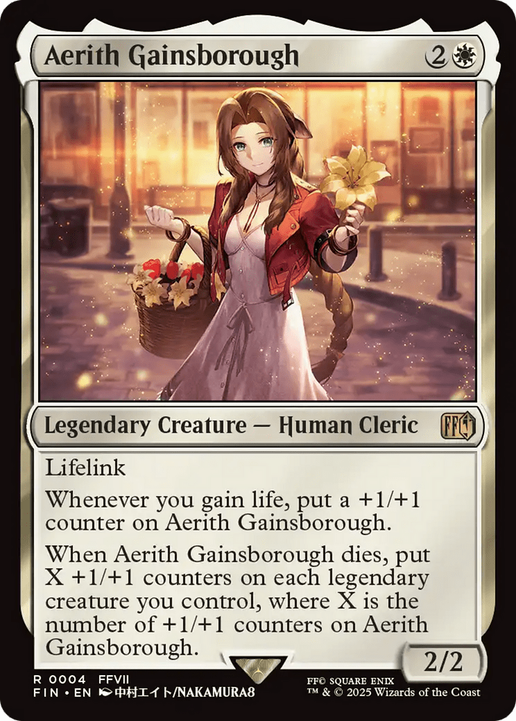 Aerith Gainsborough [FINAL FANTASY] MTG Single Magic: The Gathering  | Multizone: Comics And Games