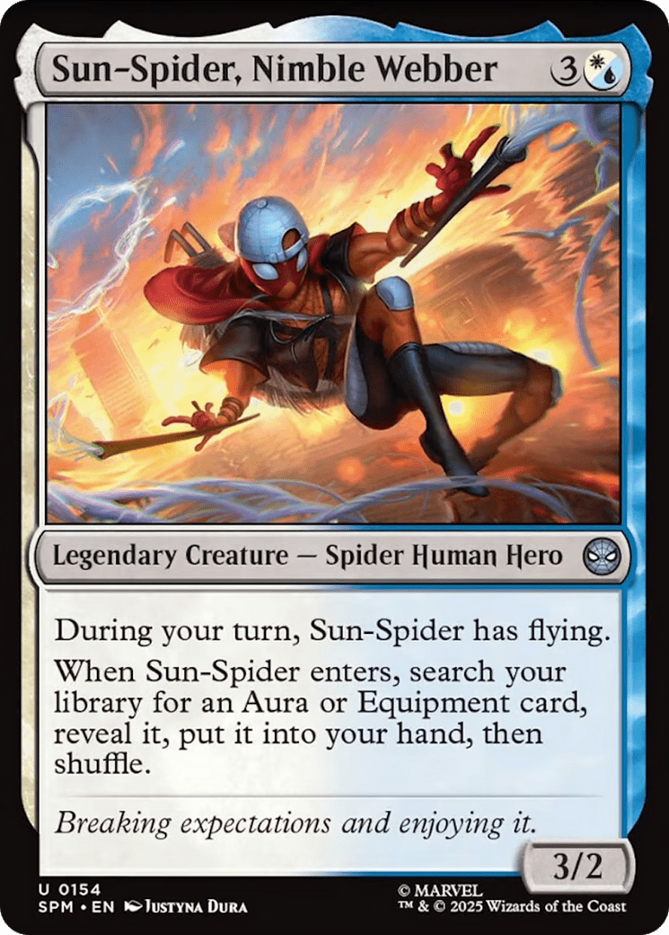 Sun-Spider, Nimble Webber [Marvel's Spider-Man] MTG Single Magic: The Gathering  | Multizone: Comics And Games
