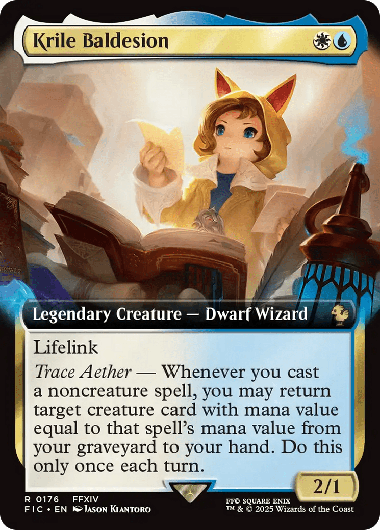 Krile Baldesion (Extended Art) [FINAL FANTASY Commander] MTG Single Magic: The Gathering  | Multizone: Comics And Games