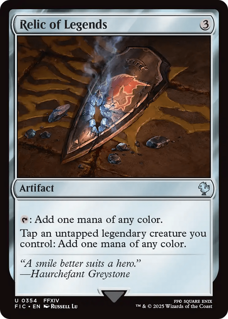 Relic of Legends [FINAL FANTASY Commander] MTG Single Magic: The Gathering  | Multizone: Comics And Games