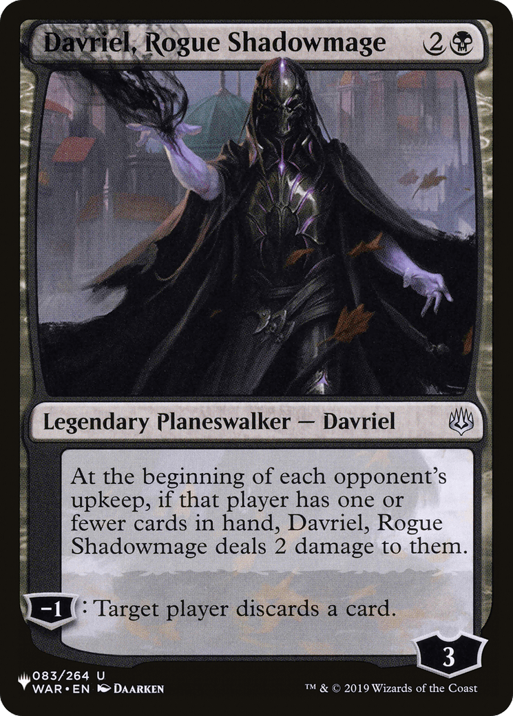 Davriel, Rogue Shadowmage [The List] MTG Single Magic: The Gathering  | Multizone: Comics And Games