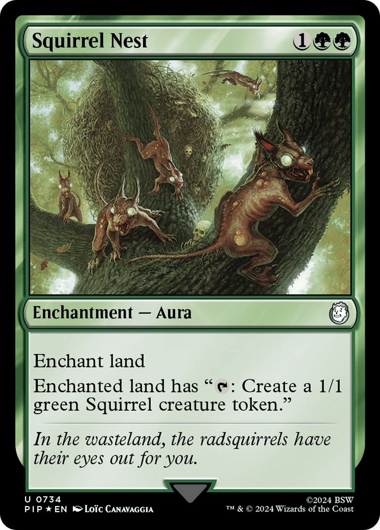 Squirrel Nest (Surge Foil) [Fallout] MTG Single Magic: The Gathering  | Multizone: Comics And Games