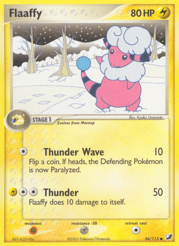 Flaaffy (56/115) [EX: Unseen Forces] Pokemon Single Pokémon  | Multizone: Comics And Games