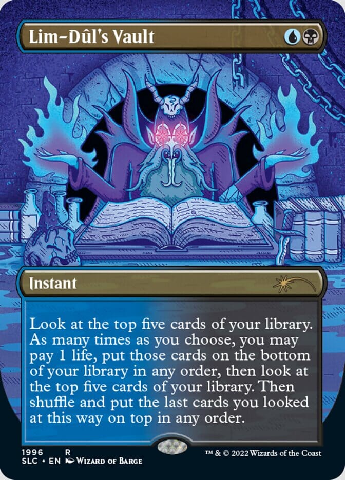 Lim-Dul's Vault (Borderless) [Secret Lair Countdown Kit] MTG Single Magic: The Gathering  | Multizone: Comics And Games