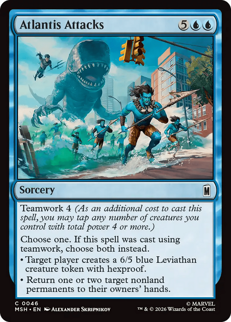Atlantis Attacks [Marvel Super Heroes] MTG Single Magic: The Gathering  | Multizone: Comics And Games