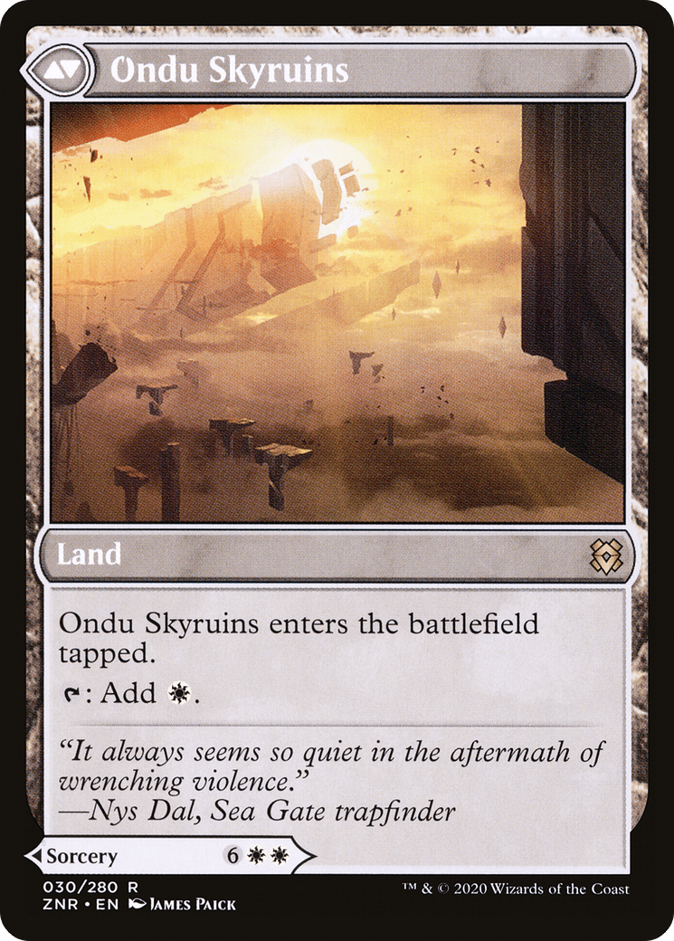 Ondu Inversion // Ondu Skyruins [Secret Lair: From Cute to Brute] MTG Single Magic: The Gathering  | Multizone: Comics And Games