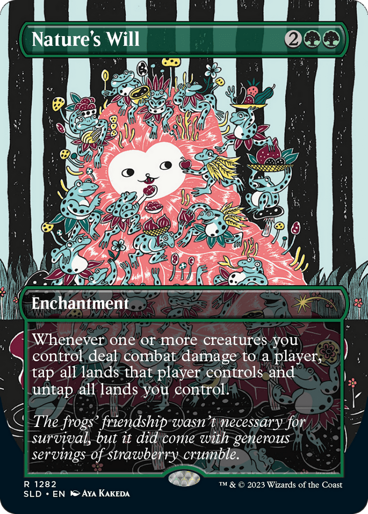 Nature's Will (Borderless) [Secret Lair Drop Series] MTG Single Magic: The Gathering  | Multizone: Comics And Games