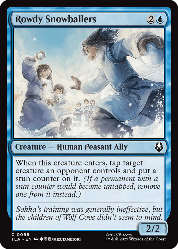 Rowdy Snowballers [Avatar: The Last Airbender] MTG Single Magic: The Gathering  | Multizone: Comics And Games