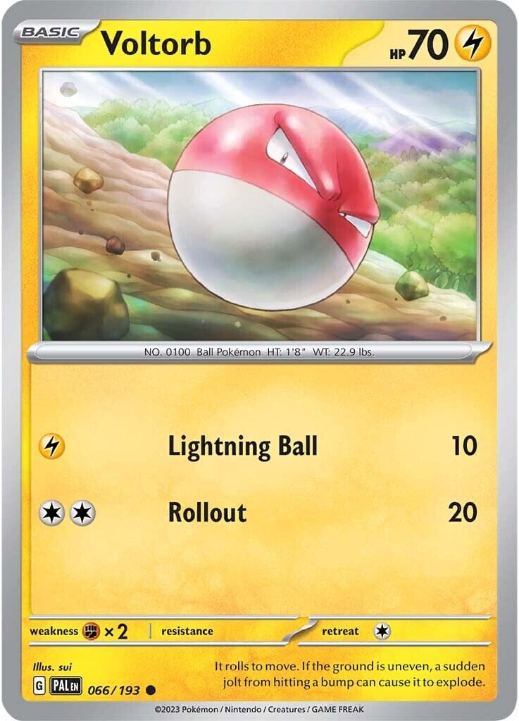 Voltorb (066/193) [Scarlet & Violet: Paldea Evolved] Pokemon Single Pokémon  | Multizone: Comics And Games