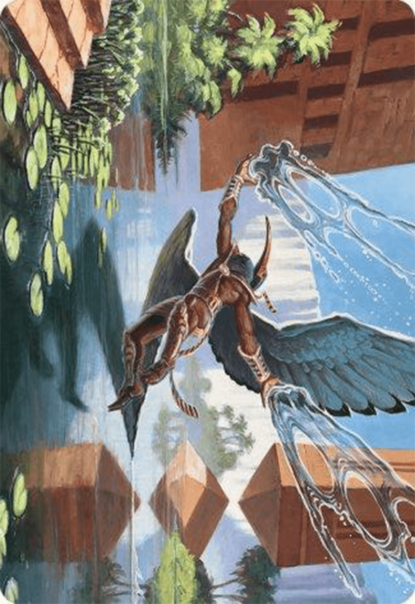 Nadu, Winged Wisdom Art Card [Modern Horizons 3 Art Series] MTG Single Magic: The Gathering  | Multizone: Comics And Games