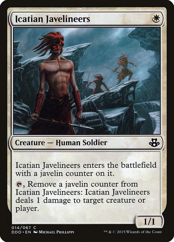 Icatian Javelineers [Duel Decks: Elspeth vs. Kiora] MTG Single Magic: The Gathering  | Multizone: Comics And Games