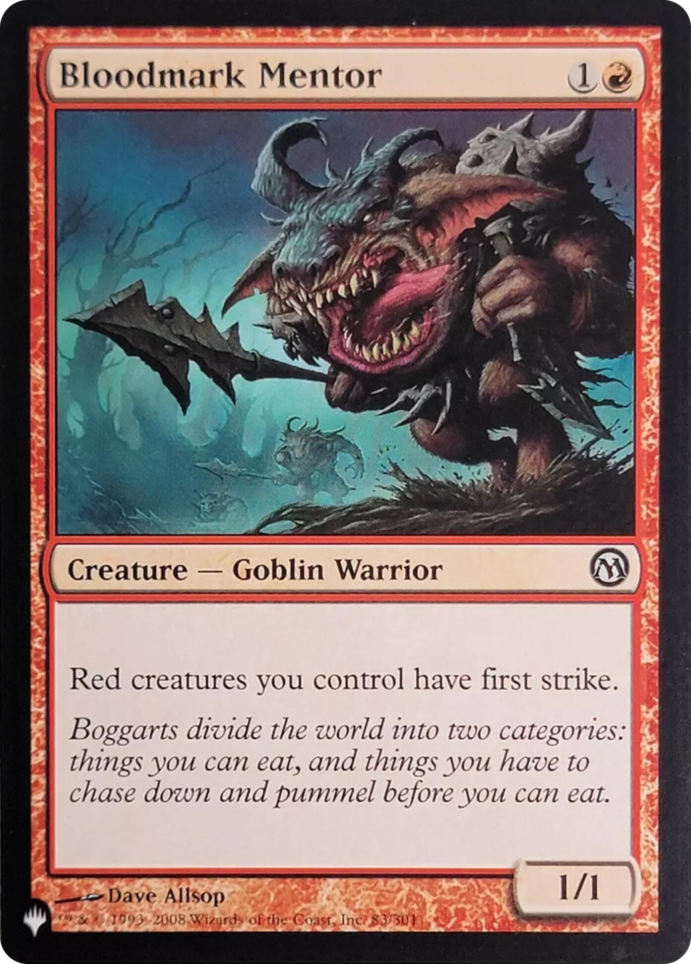 Bloodmark Mentor (83) [The List] MTG Single Magic: The Gathering  | Multizone: Comics And Games