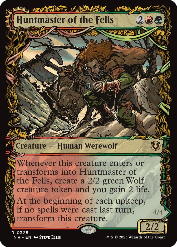 Huntmaster of the Fells // Ravager of the Fells (Showcase) [Innistrad Remastered] MTG Single Magic: The Gathering  | Multizone: Comics And Games