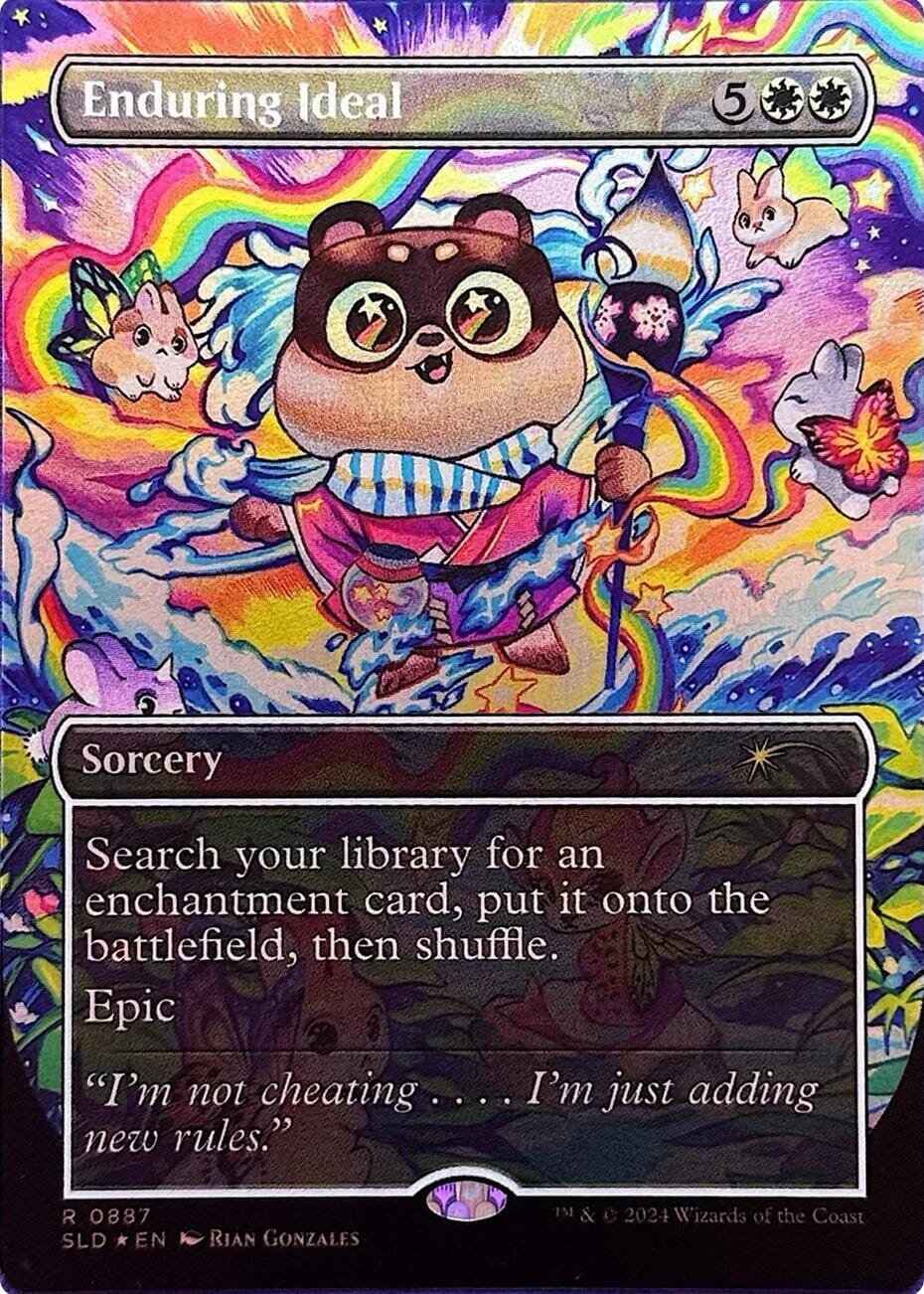 Enduring Ideal (Rainbow Foil) [Secret Lair Drop Series] MTG Single Magic: The Gathering  | Multizone: Comics And Games