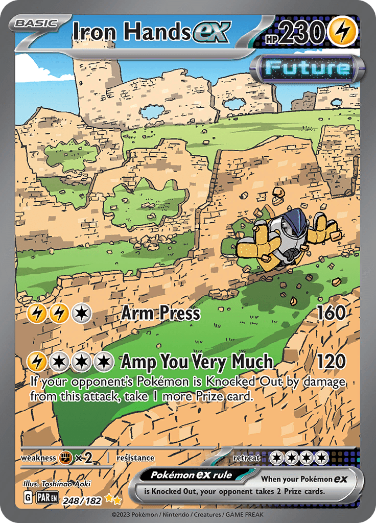 Iron Hands ex (248/182) [Scarlet & Violet: Paradox Rift] Pokemon Single Pokémon  | Multizone: Comics And Games