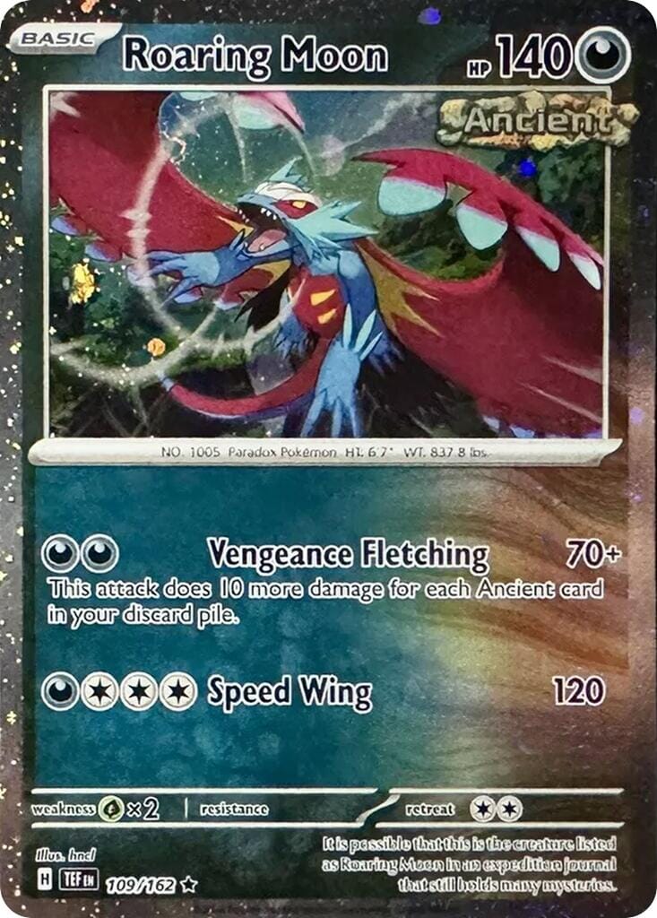 Roaring Moon (109/162) (Cosmos Holo) [Miscellaneous Cards] Pokemon Single Pokémon  | Multizone: Comics And Games