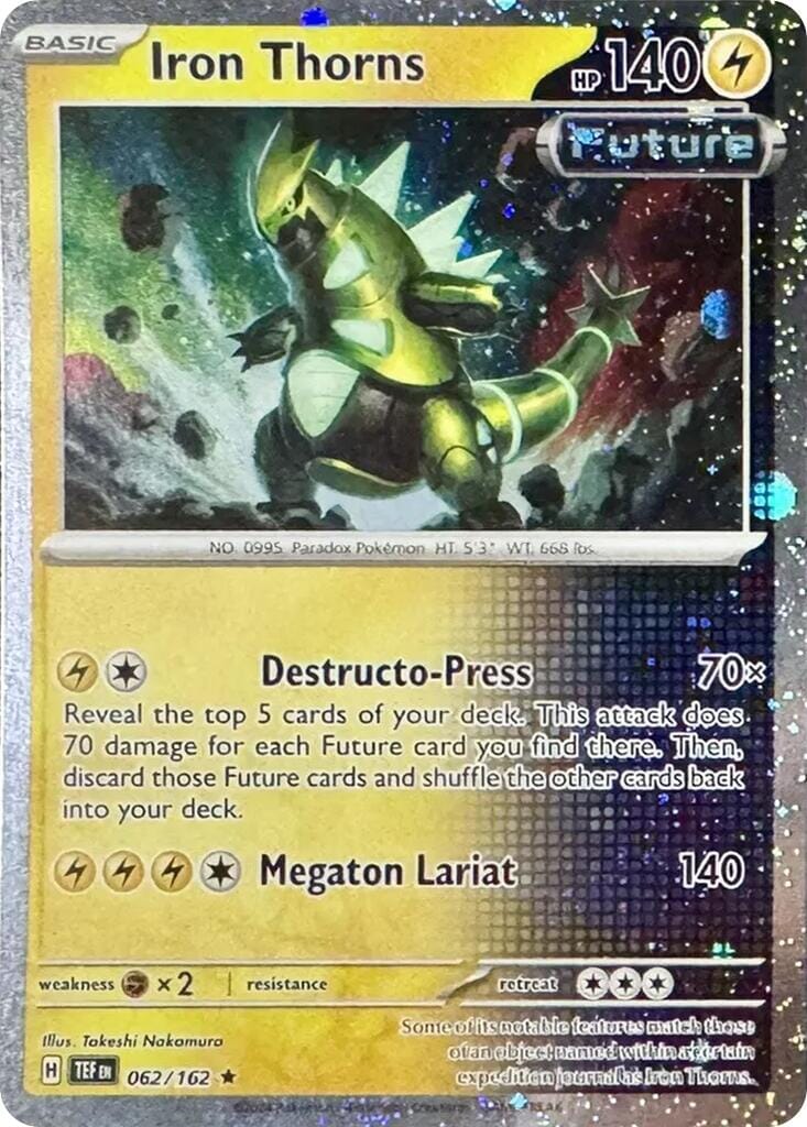 Iron Thorns (062/162) (Cosmos Holo) [Miscellaneous Cards] Pokemon Single Pokémon  | Multizone: Comics And Games