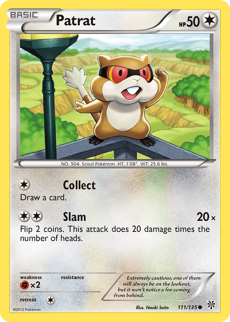 Patrat (111/135) [Black & White: Plasma Storm] Pokemon Single Pokémon  | Multizone: Comics And Games