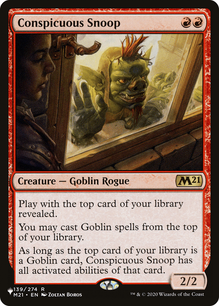 Conspicuous Snoop [The List] MTG Single Magic: The Gathering  | Multizone: Comics And Games