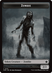 Rat (0014) // Zombie Double-Sided Token [Foundations Tokens] MTG Single Magic: The Gathering  | Multizone: Comics And Games