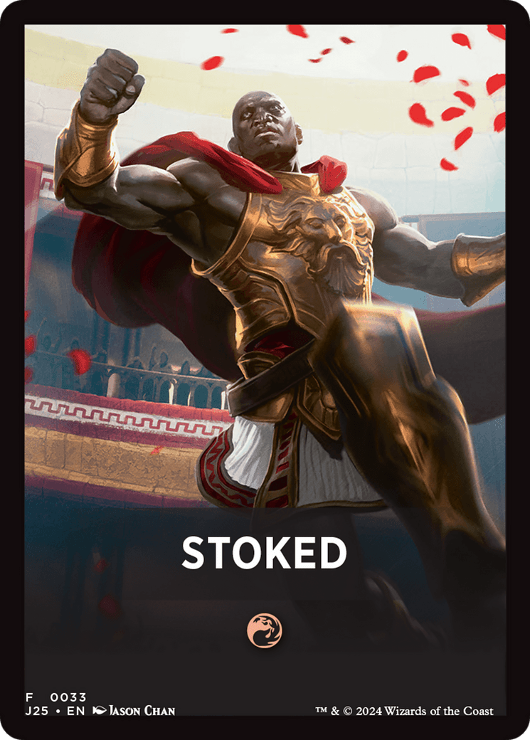 Stoked Theme Card [Foundations Jumpstart Front Cards] MTG Single Magic: The Gathering  | Multizone: Comics And Games