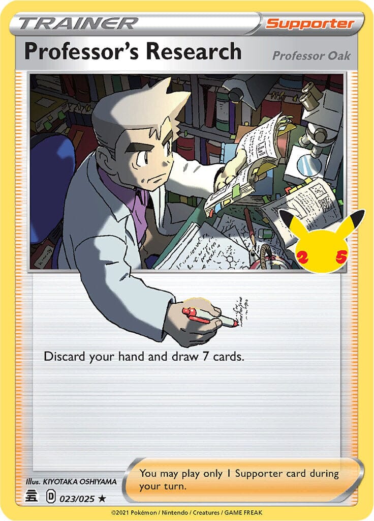 Professor's Research (023/025) [Celebrations: 25th Anniversary] Pokemon Single Pokémon  | Multizone: Comics And Games