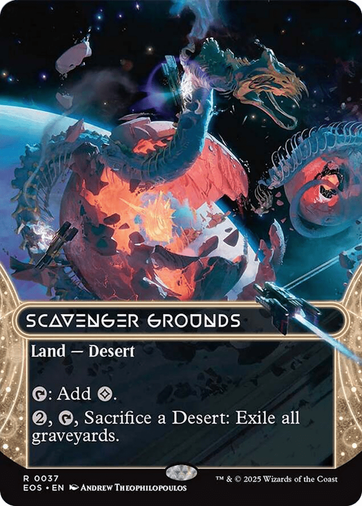 Scavenger Grounds (0037) (Borderless) [Edge of Eternities: Stellar Sights] MTG Single Magic: The Gathering  | Multizone: Comics And Games