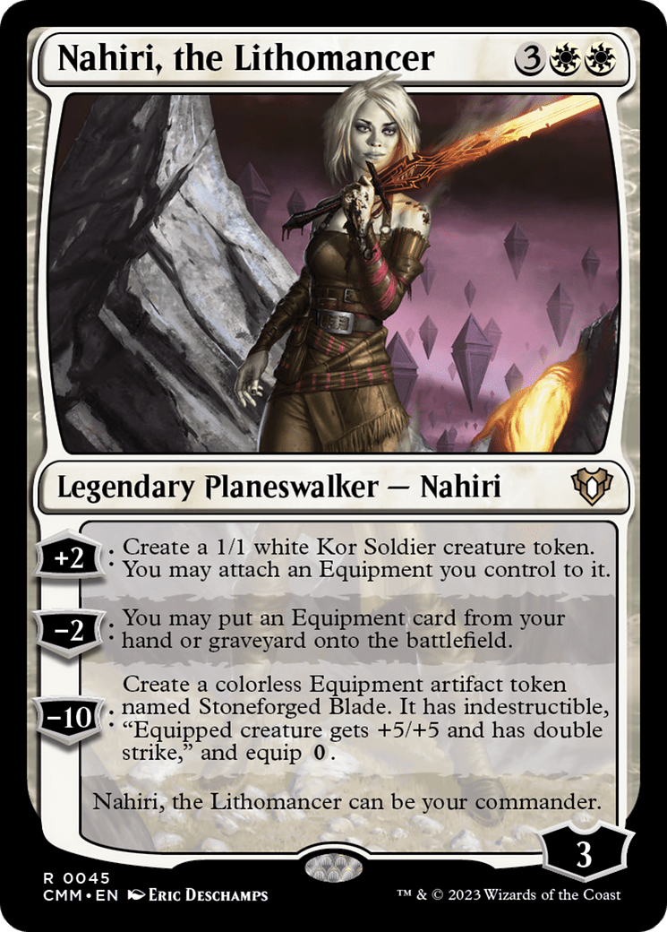 Nahiri, the Lithomancer [Commander Masters] MTG Single Magic: The Gathering  | Multizone: Comics And Games