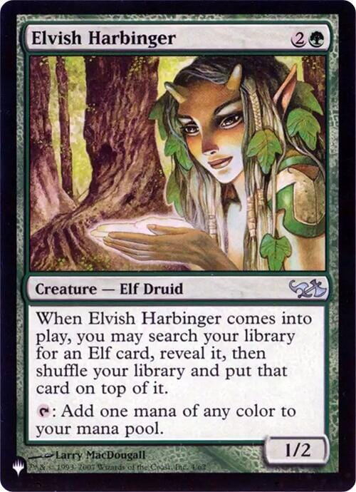 Elvish Harbinger (Retro Frame) [The List] MTG Single Magic: The Gathering  | Multizone: Comics And Games