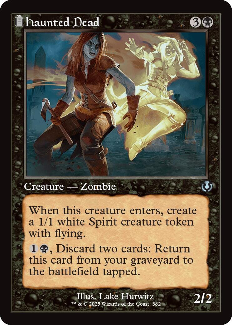 Haunted Dead (Retro Frame) [Innistrad Remastered] MTG Single Magic: The Gathering  | Multizone: Comics And Games