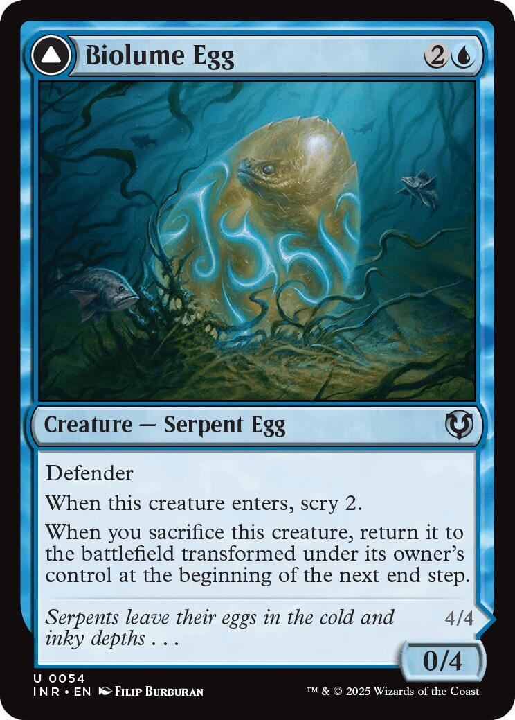 Biolume Egg // Biolume Serpent [Innistrad Remastered] MTG Single Magic: The Gathering  | Multizone: Comics And Games